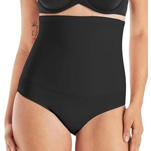 Maidenform Women's High Waist Shaping Brief, Firm Control Shapewear Panty, Cool Comfort Shapewear L