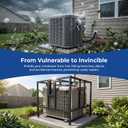 Adjustable AC Security Barrier, Heavy Duty Air Conditioner Cage
