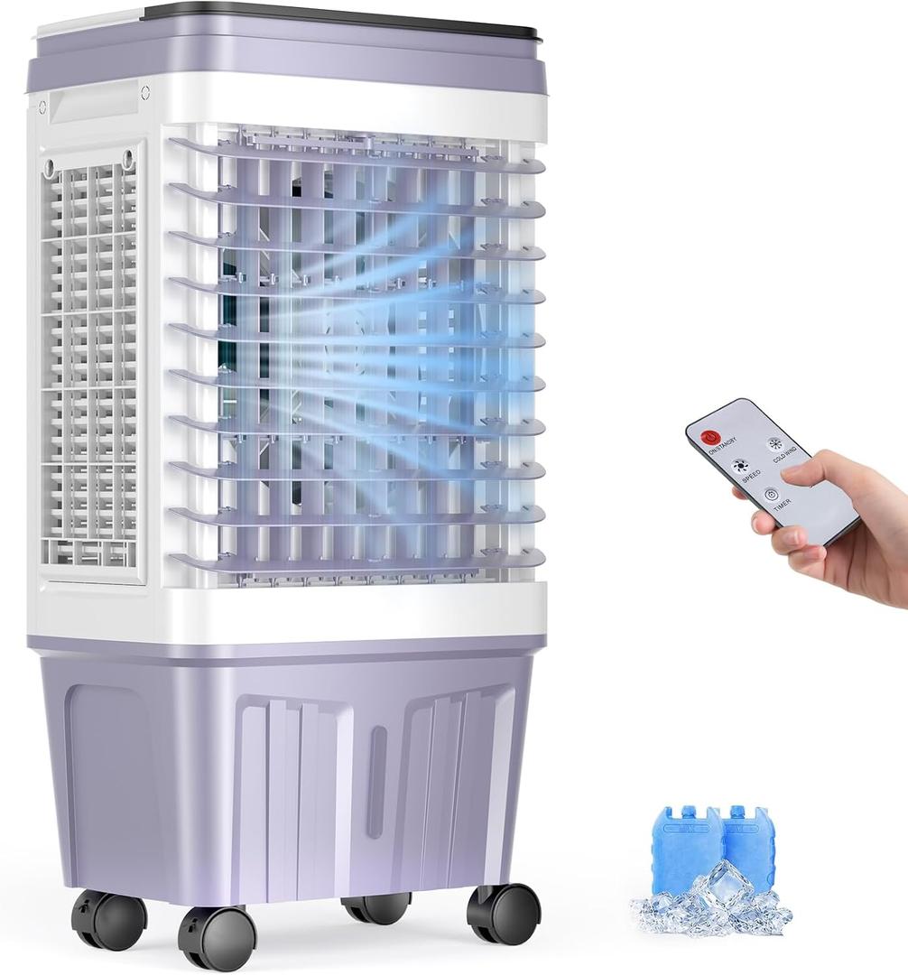 Portable Air Conditioner, 3000 CFM Swamp Cooler & Evaporative Air Cooler