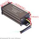 Pro Chaser DC-DC 120V 108V 96V 84V 72V 60V 48V Volt Voltage to 12V Step Down Voltage Reducer Regulator 180W 15A for Scooters & Bicycles Golf Cart