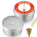 Enhon 4 Ounces, 2 Pack Candle Stick Glue Adhesive for Taper to Hold Candles in Place