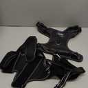 Dog Knee Brace with Adjustable Support  ACL & CCL Tear Recovery, Post-Surgery Stabilization, Mobility Aid for Rear Legs  Includes Secure Chest Harness for Dogs(Right,M) (Black)