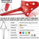 Plant Self Watering Globes Bulbs Planter Insert Automatic Plastic Watering Devices Plant Waterer Spikes for Indoor Outdoor,Self Irrigation System Lasts for One Week (7.7''3.4'', 6 Pack-4 colors)