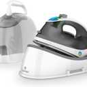 Steamfast SF-760 Portable Cordless Steam Iron, With Carrying Case, Non-Stick Sole Plate, White