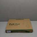 Hurran Kitchen Sink Faucet with Pull Down Sprayer, 2 Handles High Arc Stainless Steel Kitchen Faucet with Escutcheon, Suitable for Kitchens, RVs, and Bars, Black