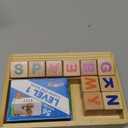 BenBen Spelling Games with Flash Cards, 112 Words, Montessori Toys for 3 4 5 6 Years Old Kids, Wooden Matching Letters Games, CVC Word Educational Learning Toys, Gift for Preschool Kindergarten