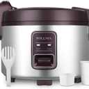 Commercial Rice Cooker & 45 Cups (Cooked) Large Cooker Rice | 8.17Qt Rice Warmer Commercial | 1200W Fast Cooking Electric Rice Cooker for Restaurant | Auto Keep Warm | Non-Stick Inner Pot