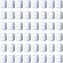 Tuanse 48 Pack LED Night Lights Plug into Wall Smart Sensor Sensor Automatic Night Lamp Nightlights Accessories for Bedroom Bathroom Toilet Stairs Kitchen Hallway(White)