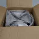 ARNIS Modern Plant Pots, Set of 2 Large Planters with Stand, Decorative Planters, Metal Pots with Drainage Holes for Living Room, Office, Garden or Balcony, 8.25 &10.5 Inch, Dark Cement Matte