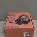 NUBWO Wireless Gaming Headset with Mic for Ps5 Ps4 PC, Zero Interference, 100Hour Battery AllDay Play, 23ms Sync​ for Fortnite & Call of Duty/FPS Gamers, Triple Mode All Devices Compatible  Blue