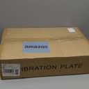 Vibration Plate Exercise Machine, Vibrating Plate Platform for Lymphatic Drainage with 200 Adjustable Speeds, Power Vibration Plate for Weight Loss & Fitness, Supports Weight 450 Lbs (Jet Black)