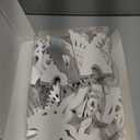 5Pcs Christmas Paper Snowflake Lanterns, Large Christmas Paper Star Lanterns with Lights & Banner White Hanging Snowflake Lamps for Xmas Winter Frozen Weddings Birthday Holiday Party Decorations