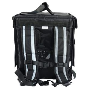 PK-65Abl:10"-12" Pizza Delivery backpack Bag 16" L x 12" W x 18" H, Open from Top and Side. Insulated Food Delivery Box, Insulated Cabinet for Catering, Restaurant, Delivery Bike Drivers, 42 cm x 33 cm x 47 cm