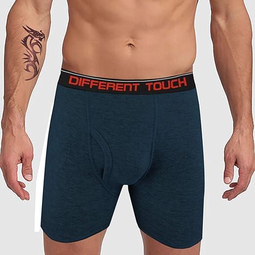 Men's Big & Tall USA Classic Design Boxer Briefs Underwear  (3X-Large, 3 Assorted Color)