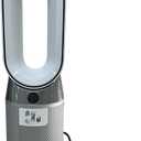 Dyson Pure Hot + Cool Air Purifier, Heater + Fan, WiFi-Enabled, Remote Control, White/Silver, HP04 
