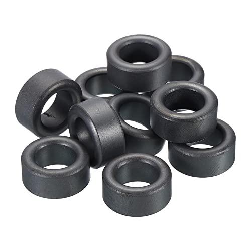 Generic Ferrite Toroid Core 25mm x 15mm x 12mm, 7 Pack Transformer Inductor Coil Ring, Black