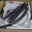 Arc Floor Lamp with Fan Head, Dimmable Floor Lamps with Remote, 3 Color Temperatures Adjustable Standing Lamp, Bright Reading Floor Lamp with Marble Base for Living Room Bedroom