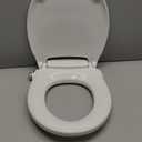 Brondell Bidet Toilet Seat Non-Electric Swash Seat, Fits Round Toilets, White  Dual Nozzle System, Ambient Water Temperature  Bidet with Easy Installation