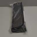 Hodeamy Heated Floor Mat Under Desk for Foot Warmer - Wider 110V Adjustable Temperature Electric Space Heaters Heating Pad - Carbon Crystal & Energy Saving Feet Warmers for Office, Home (Black Gray)