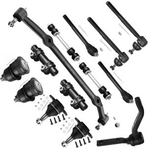 SCITOO 14pcs Front Suspension Kit Center Link Tie Rod End Adjusting Sleeve Sway Bar Link Ball Joint Idler Arm Fit 1978-1987 For Buick Regal For Chevy El Camino Monte Carlo