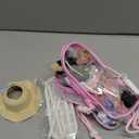 Clothes for Labubu, Clothes and Accessories Set Designed for Labubu Doll Clothes, Includes Display Bag, Clothes Rack, Headphones, Camera, Glasses, Shoes, and 6 Mini Accessories