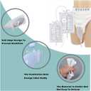 Urine Bags for Women, External Urinary Catheter for Famale, Wearable Urinal Bag with Collection Urine Bag (2000ml & 1000ml), Urinary Drainage System, Portable Urine Catheter Bag