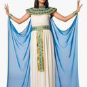 Morph Cleopatra Costume Women Egyptian Halloween Outfit Adult Egyptian Costume for Parties and Dress Up Events Size XL