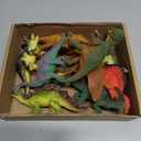 Zippytots Dinosaur Toys for Kids 3-5, 10 PCS Realistic Plastic Dinosaur Figure Toy Set Including T-Rex, Stegosaurus, Spinosaurus, Ideal Gift for Toddle, 10pc-Small-Dinos