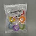 Bougraite 12 Pack Cover Compatible with Oura Ring 4/Gen3/Samsung Galaxy Ring/UltraHuman/RingConn Gen 2 Air/2/1, Silicone Anti-Slip Wave Texture Anti-Scratch Protector Case for Working Out Gym