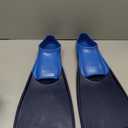 Sporti Adult-Kids Swim Fins for Pool Lap Swimming - Long Floating Fins for Swimming & Snorkeling - Swim Flippers for Training M 8-9 / W 9-10