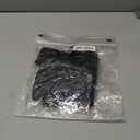 Micosuza Women's Ruched Swim Bottom Tummy Control High Waist Swim Brief (12, Black)