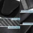 Sparthos Back Brace for Lower Back Pain - SIZE X-LARGE: Fits 52"-59" Waist (Measure at Navel - See Sizing Chart)  Relief from Sciatica, Herniated Disc - Support Belt with Lumbar Pad - Men & Women (Black)