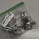 Chibery 2 Pack 165 Degree Frameless Lazy Susan Hinge, Clip ON Plate for Easy Installation, Soft Close Multi-Pivot Concealed Hardware for Corner Kitchen Cabinet, Cupboard Folded, Folden Door, Closets