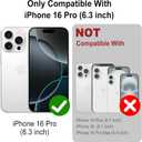 Fiyart Designed for iPhone 16 Pro Case Cute Trendy Aesthetic Bow Pattern Compatible with MagSafe Checkered for Women Girls Hard Phone Shockproof Cover 6.3",Pink Ribbon Bowknot