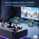 JYX Karaoke Machine, 2 Wireless Microphones, Portable Bluetooth 5.3 PA Speaker with Disco Lights, Smart TV Compatible, Upgraded Subwoofer, Bass Boost & Echo, TF/USB/AUX/FM, Home & Outdoor Party