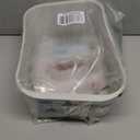 Joseph Joseph EasyStore - Bathroom essentials Storage Basket Organiser with Moveable Divider, Ecru, Large (Large (Pack of 1))