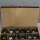 18 Pcs Green Glass Votive Candle Holders Bulk - Assorted Tea Light Holders for Christmas, Tea Party, Fall Wedding, Bridal Shower Table Centerpieces