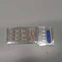 Ombre Press on Nails Short Square Fake Nails Gradient Nude Pink False Nails with Designs White French Tip Glossy Glue on Nails Full Cover Acrylic Stick on Nails for Women Girls Manicure 24 Pcs 