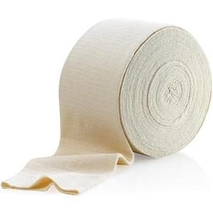 MEDca Elastic Tubular Support Bandage Size E, 10M Box - Natural Color (3.5" X 33 feet) for Large Knee Support Bandage -Medium Thigh, Cotton Spandex
