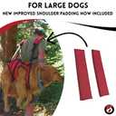 Fido Pro Airlift Original V2 Dog Carrier Sling | Light-Weight Dog Sling Now More Comfortable | for Injured, Sick, or Old Dogs | New Improved Shoulder Padding Now Included | Large (45–70 lbs)