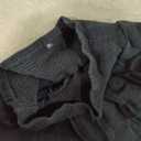 Black Linen Pants Elastic Waist Wide Leg Womens M