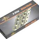 420 Chain X-Ring with Connecting Master Link, Gold(102 106 110 120 124 130 132) Links (124 Link)