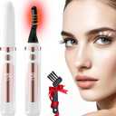 Handheld Electric Eyelash Curler with Temperature Portable Lash Heating Tool for Natural Dramatic Curling for Daily Use Special Occasions