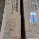 Sectional Couches for Living Room, Convertible 4 Seat Modular Sectional Sofa Set for Living Room, L Shaped Couch or U Shaped Couch with Ottoman for Apartment, Black