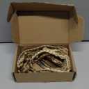 2PCS Boho Dreadlock Clip in Braids, Viking Hair Extensions Golden Blonde, 16 Inch Synthetic Braided Hair with Beads and Charms for Women Cosplay