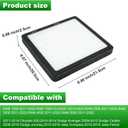 CF11671 HEPA Cabin Air Filter Replacement with Activated Carbon CP671 Fits Jeep RAM Chrysler Dodge HR-0006