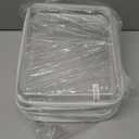 3PCS Large Clear Hard Shell Zippered Case, Diaper Bag Organizing Pouches, Waterproof Cosmetic Bag, Kid's Toy Storage Organizer Bins, Pencil Case. (White)