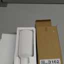 Mfacoy White Ceramic Flower Vase, Minimalist Decor, Modern Home Decorative Vase, Small Pampas Grass Vases For Kitchen, Bedroom, Office, Living Room, Bathroom, Shelf Centerpiece Table Decorations(8 in)