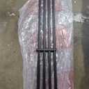 Senneny 63" Extra Tall Cat Gate Auto Close & One-Hand Open, Includes Extension Kit, No Drilling Pressure Mounted & Wall Mounted, Metal Pet Gate Fits Openings 45.2" to 49.2" Wide, Black