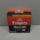 Folgers Black Silk Dark Roast Ground Coffee, 32 Keurig K-Cup Pods